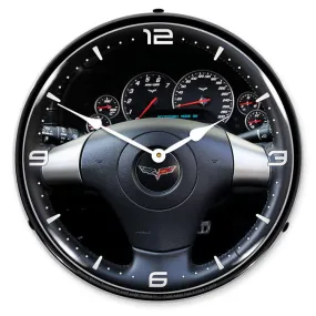 Collectable Sign and Clock - C6 Corvette Dash Clock