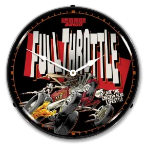 Collectable Sign and Clock - Full Throttle Clock