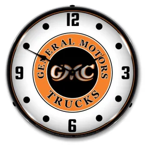 Collectable Sign and Clock - GMC Trucks Vintage Clock