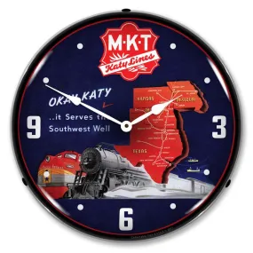 Collectable Sign and Clock - MKT Katy Lines Clock