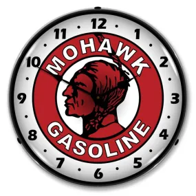 Collectable Sign and Clock - Mohawk Gasoline Clock