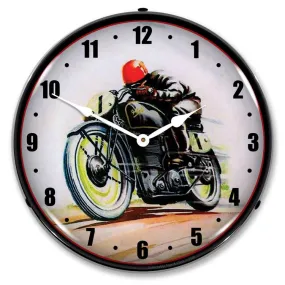 Collectable Sign and Clock - Road Racer Clock