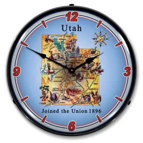 Collectable Sign and Clock - State of Utah Clock