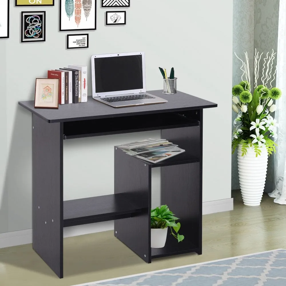 Computer Desk, 73.5H cm-Black