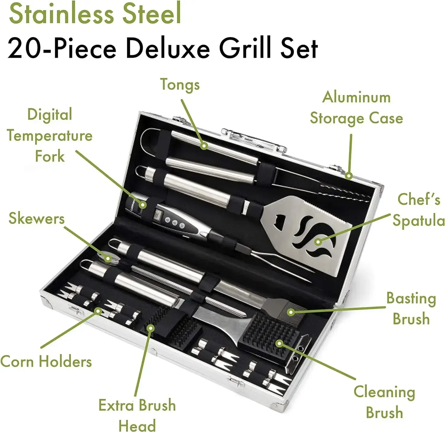 Cuisinart 20-Piece Deluxe Grill Set