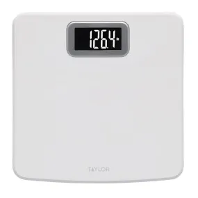 Digital Bathroom Scale with Silver Bezel