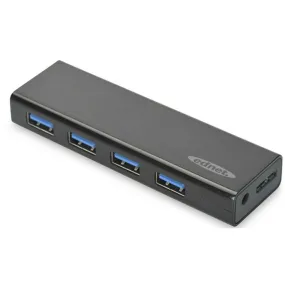 Ednet 4 Port USB 3.0 Powered Slim Hub