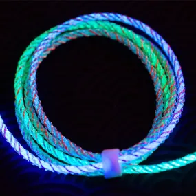 Everglide RGB Light Cable Flow Luminous Cable USB for Mechanical Keyboard can support 8k USB C Wire LED Cable For Made68 EZ60 EZ