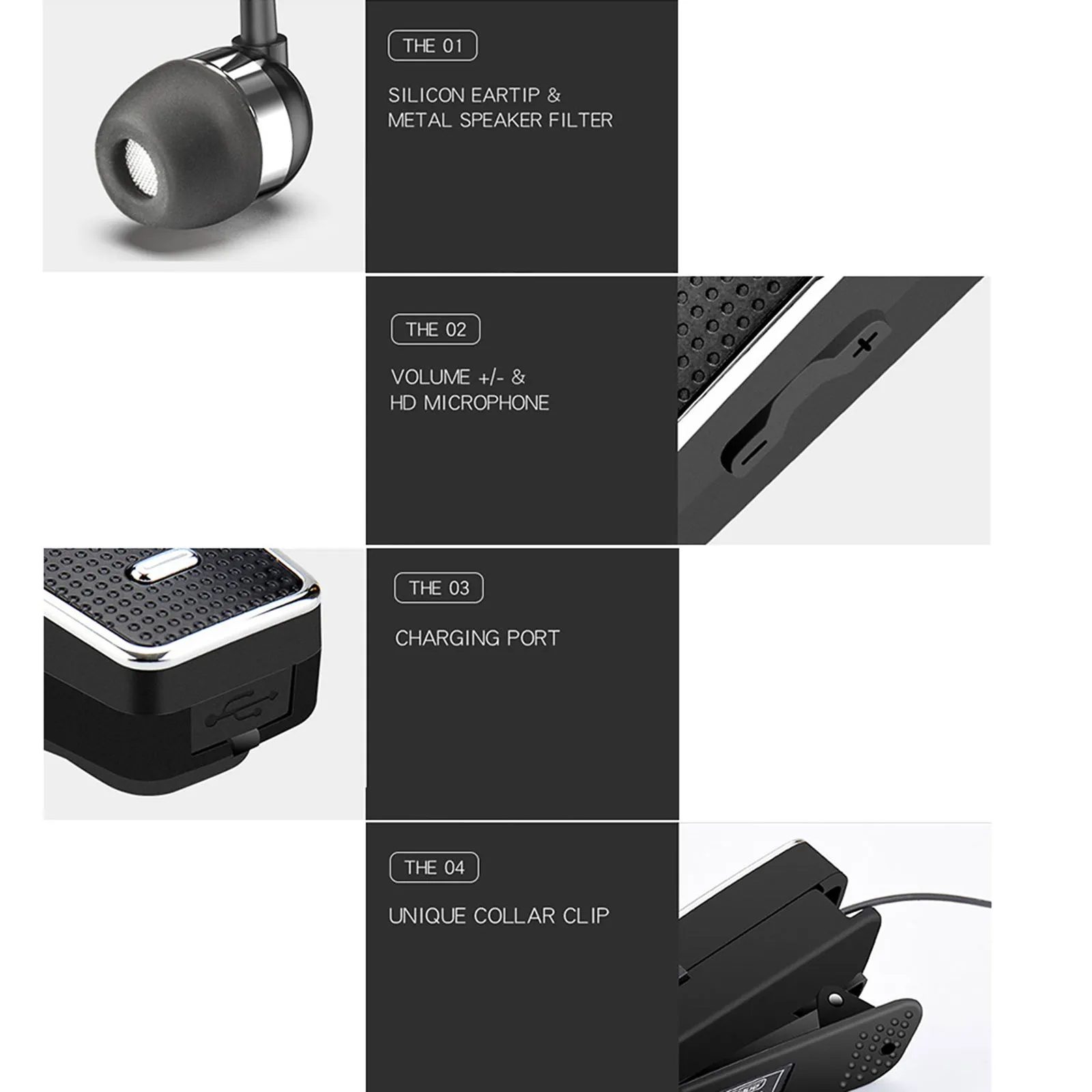 F970 Pro Clip-on In-ear Earphone