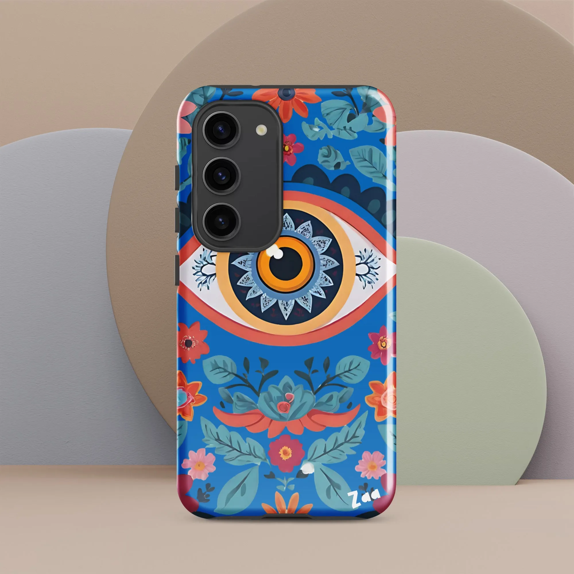 Floral Dream Blue Tough case for Samsung®