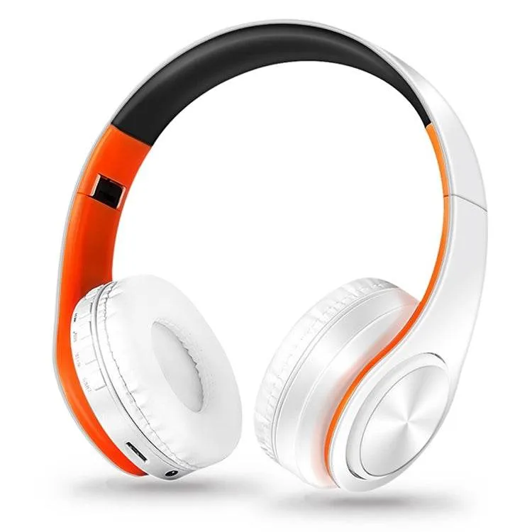 Foldable Wireless Bluetooth Headphones with Superior Stereo Sound and Microphone Support