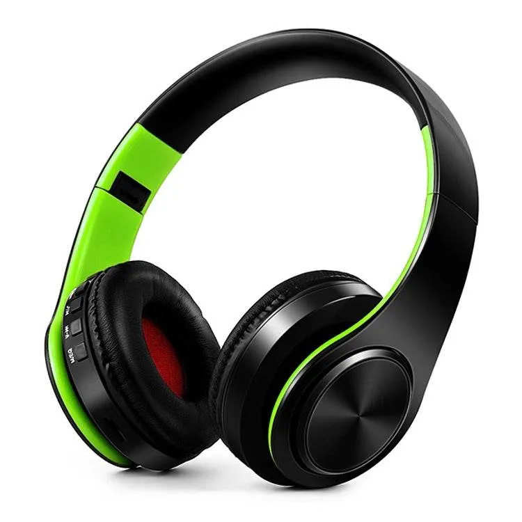 Foldable Wireless Bluetooth Headphones with Superior Stereo Sound and Microphone Support