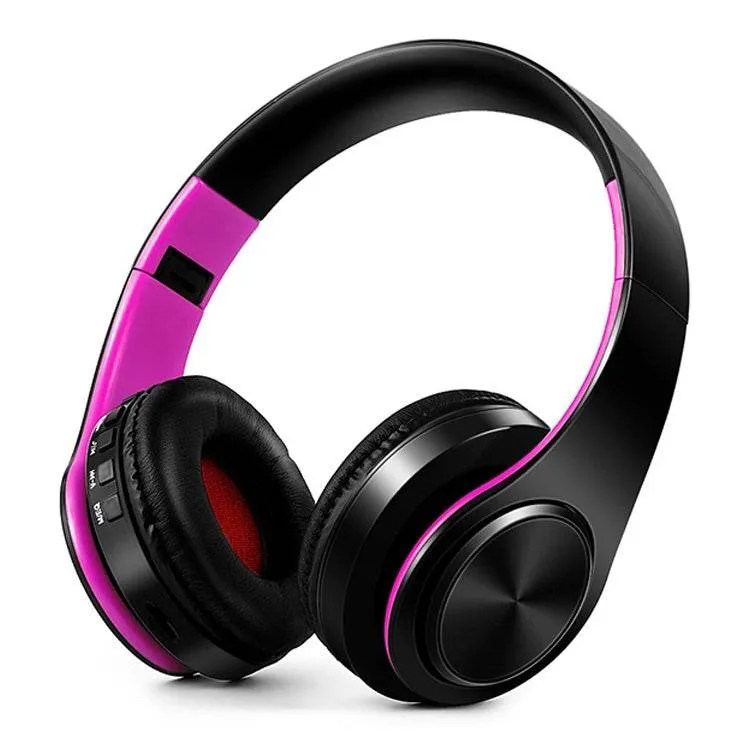 Foldable Wireless Bluetooth Headphones with Superior Stereo Sound and Microphone Support