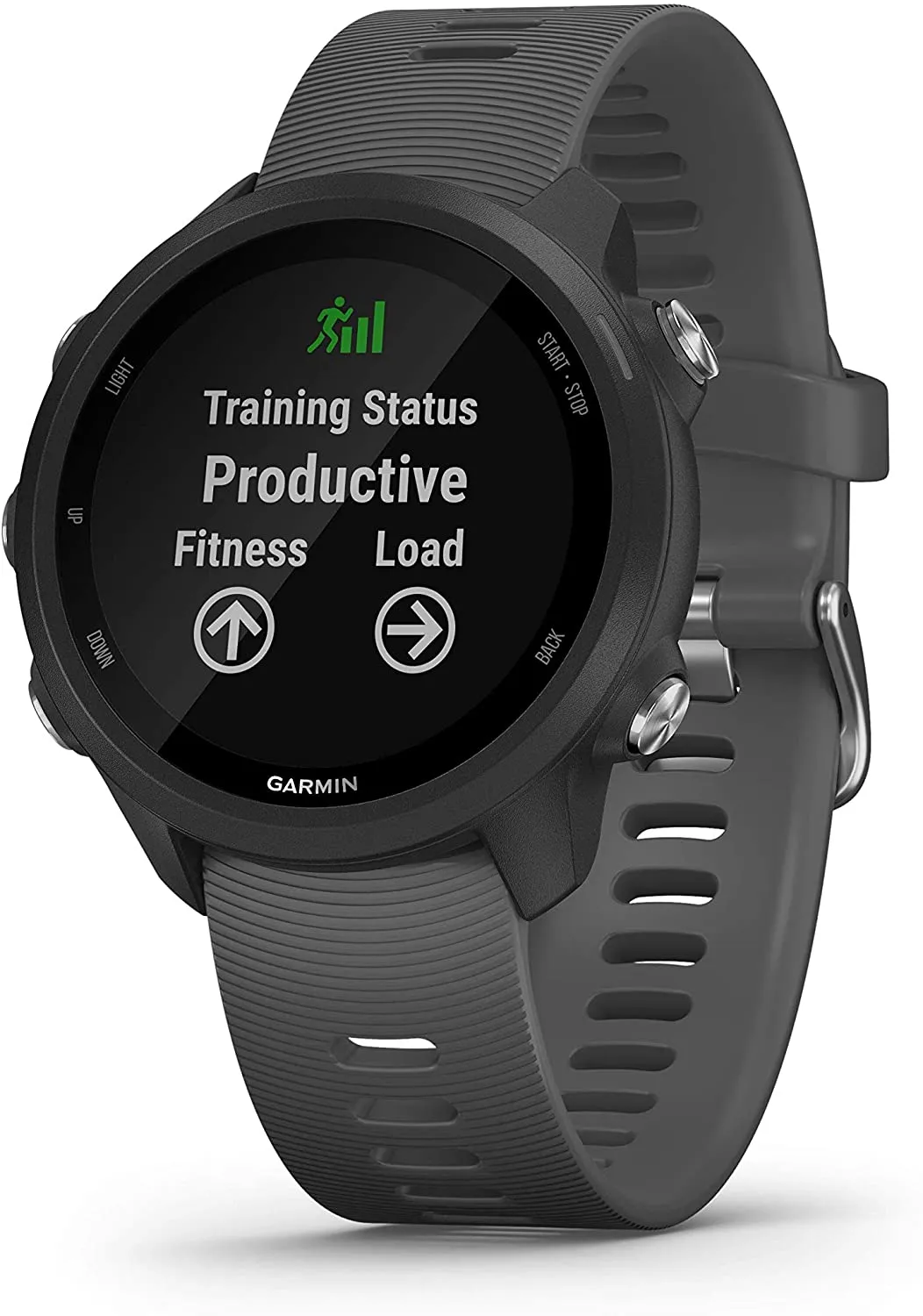 Garmin Forerunner 245 GPS Running Smartwatch (010-02120-00, Blue/Khaki/Lime)