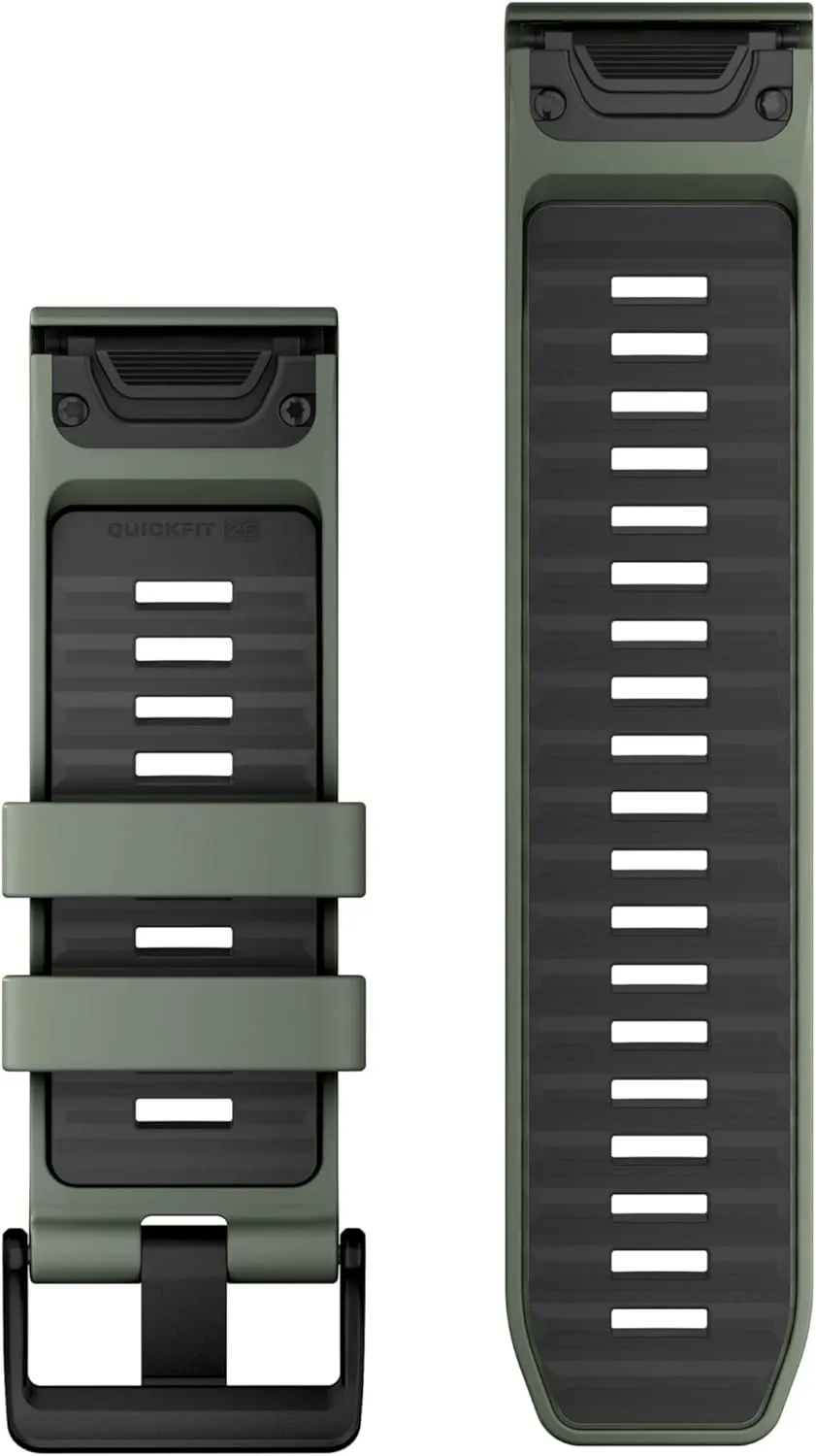 Garmin QuickFit 26 Watch Bands Willow/Graphite Silicone (010-13393-04)