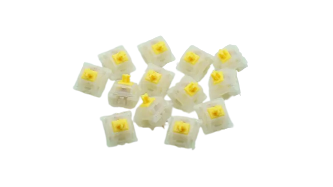 Gateron KS-3 Milky Yellow Pro Linear Switches