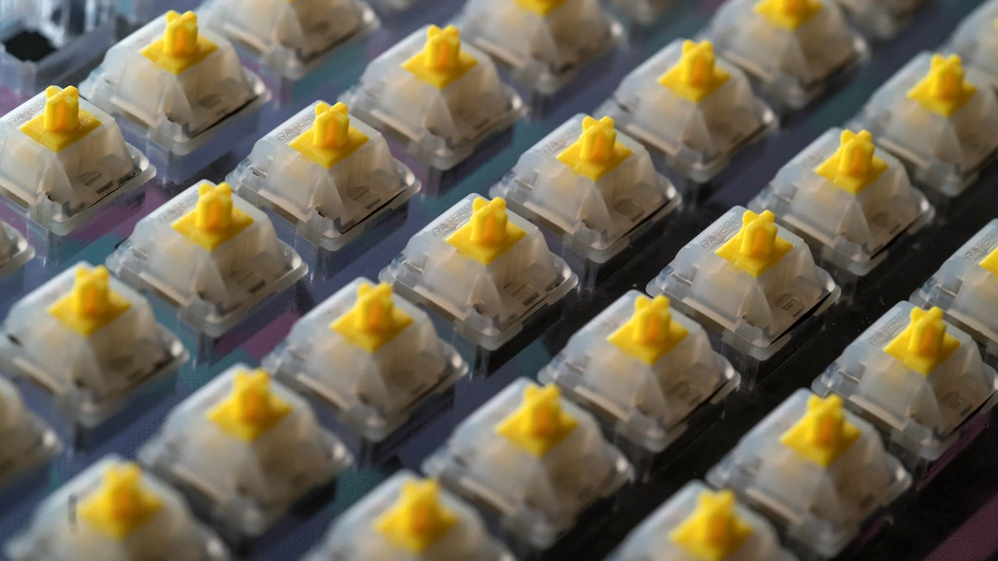 Gateron KS-3 Milky Yellow Pro Linear Switches