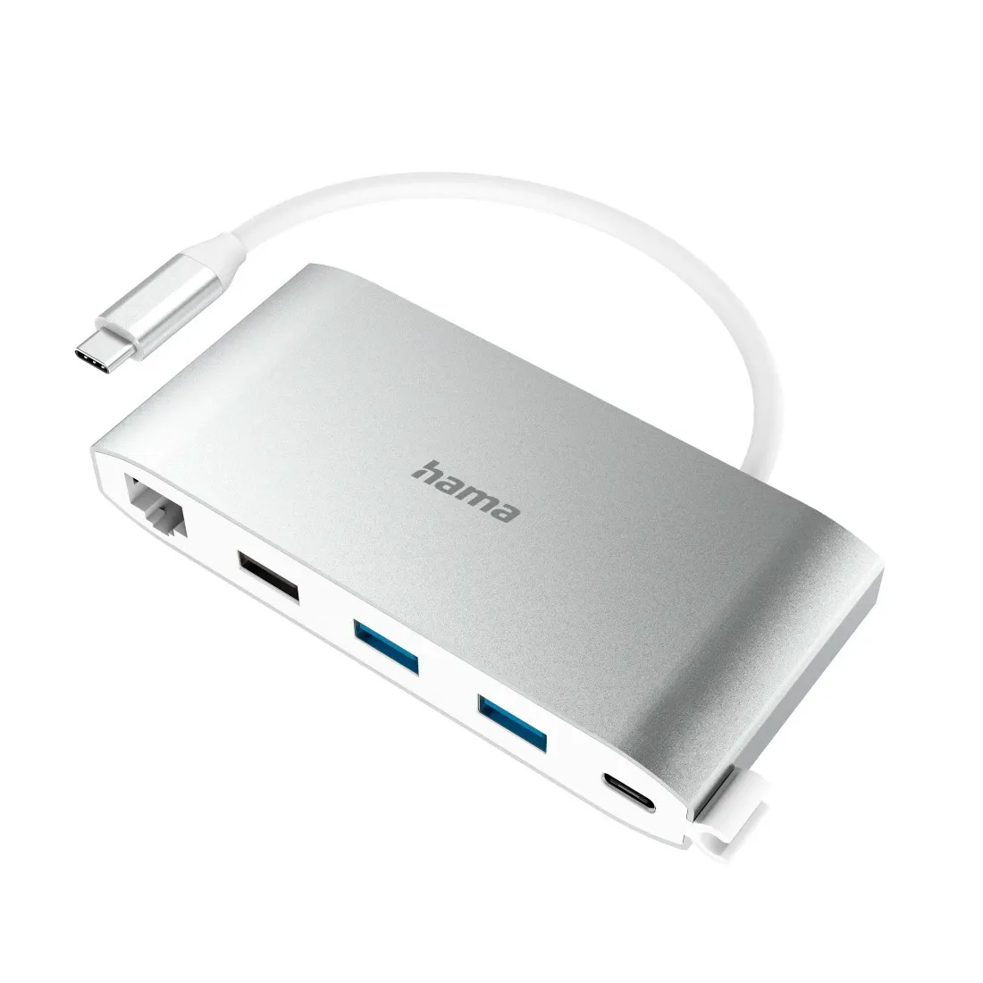 Hama USB-C Multiport Hub - Silver & White | 451507