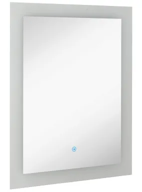 Hamilton Hills 24" x 32" Rectangle Backlit Mirror with Lighting Over Vanity Bathroom Light