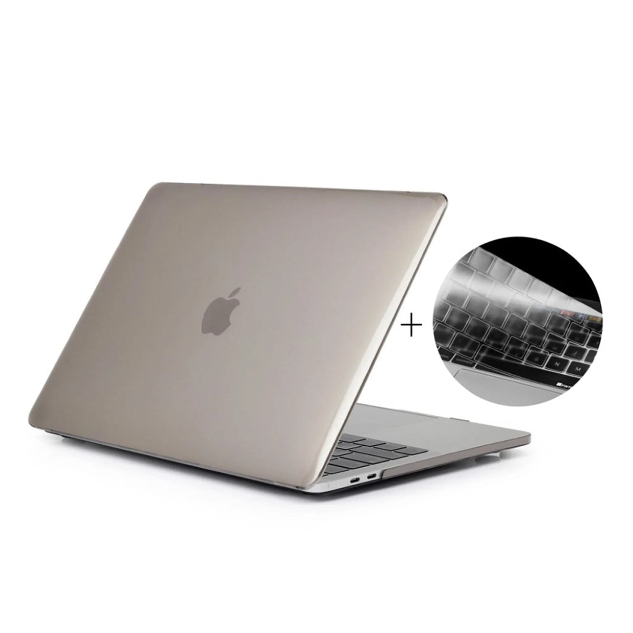 HAT PRINCE MacBook Pro 13 No Touchbar crystal case with keyboard protector - Grey