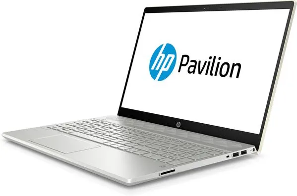 HP Pavilion 15-cw0000 15.6" HD (Touchscreen) Notebook, AMD Ryzen 3 2200U, 2.50 GHz, 12GB RAM, 1TB HDD, Windows 10 Home 64Bit, Pale Gold- 6DH11U8#ABA