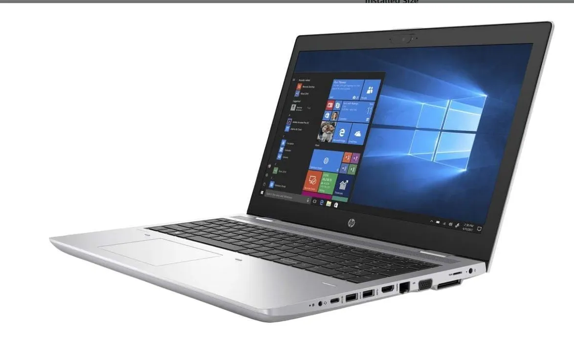 HP ProBook 650 G5 15.6" Laptop, Intel Core i5-8365U, 32GB DDR4 RAM, 512GB SSD with Windows 11