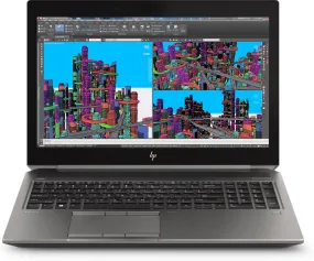 HP ZBook 15 G5 Mobile Workstation, 15.6" FHD, Intel Core i5, 2.30GHz, 8GB RAM, 256GB SSD, Win 10 Pro 64, 4RA97UT#ABA