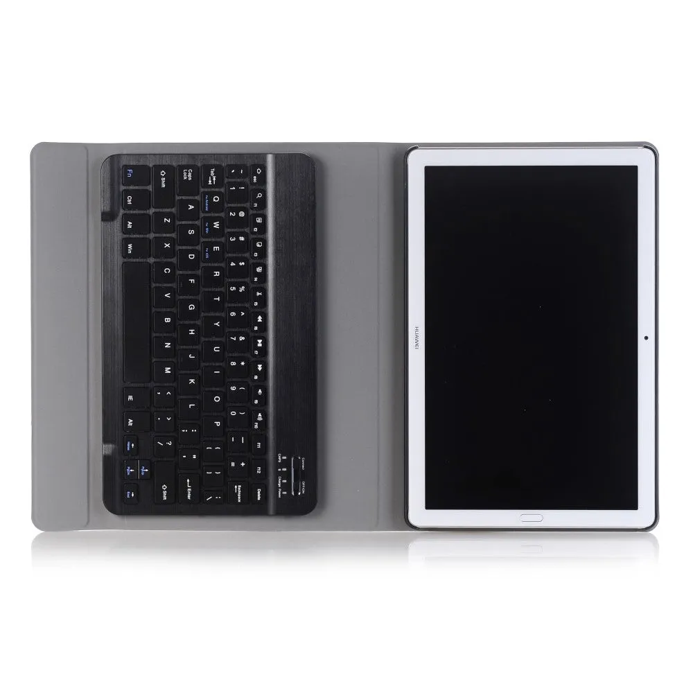 Huawei MediaPad M5 10.8 / 10.8 Pro Leather Case with Detachable Bluetooth Keyboard (QWERTY) - Black