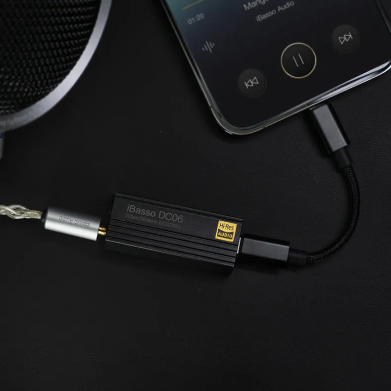 iBasso DC06 Portable DAC USB Cable Adapter