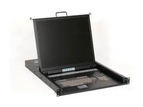 iStar Wl-21908 1U Rackmount 19 Inch TFT LCD Keyboard Drawer 8port KVM