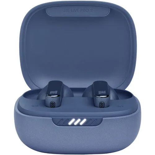 JBL Live Pro 2 Noise-Canceling True Wireless In-Ear Headphones (Blue)