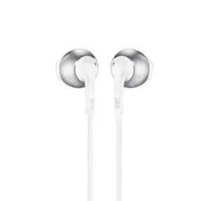 JBL T205 Earbud Headphones (Chrome)