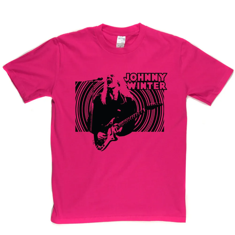 Johnny Winter Backlit T Shirt