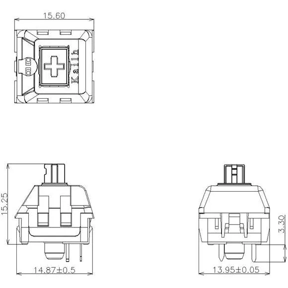 Kailh Mechanical Keyboard Switches (pack of 12)