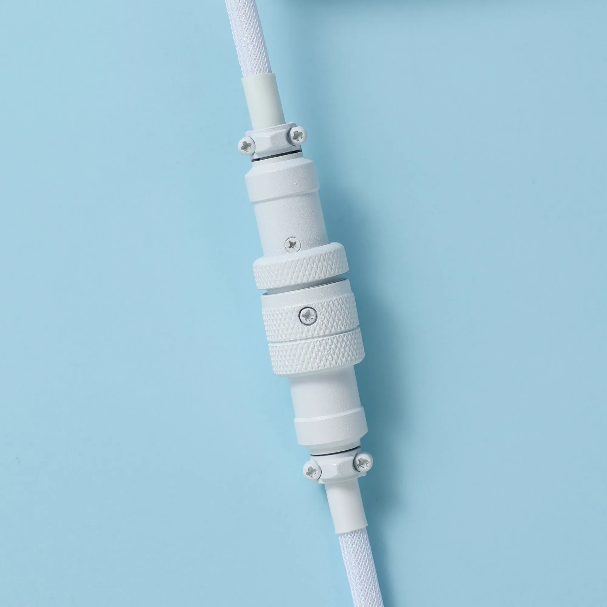 KBDfans Flash White Handmade Custom Mechanical Keyboard USB-C Cable