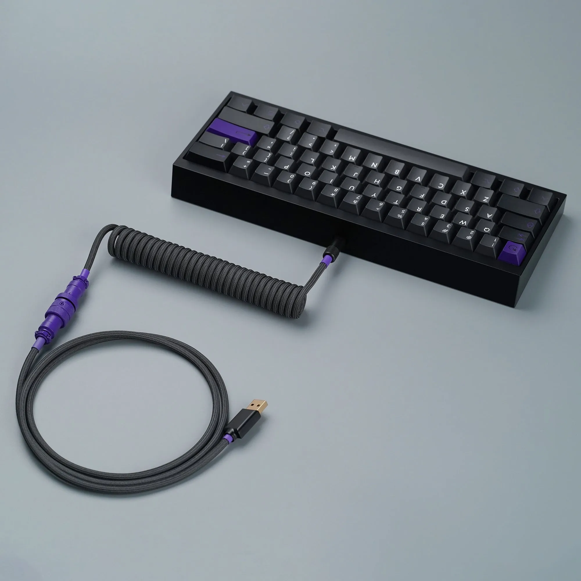 KBDfans Purpolch Handmade Custom Mechanical Keyboard USB-C Cable 2.0