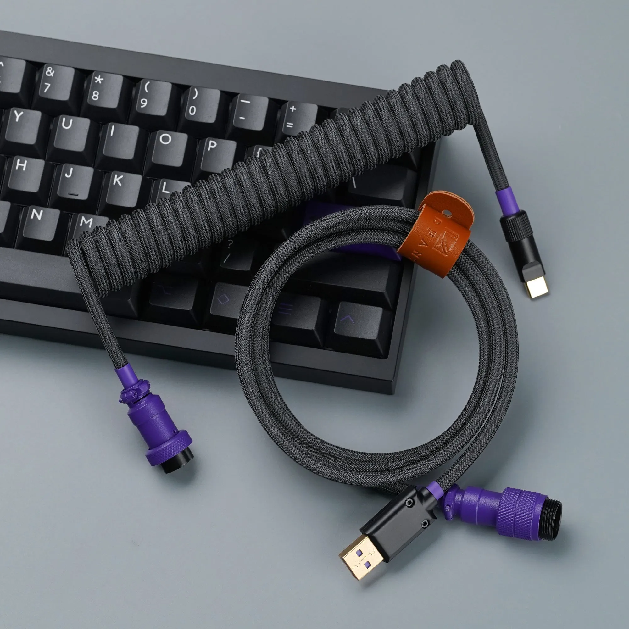 KBDfans Purpolch Handmade Custom Mechanical Keyboard USB-C Cable 2.0