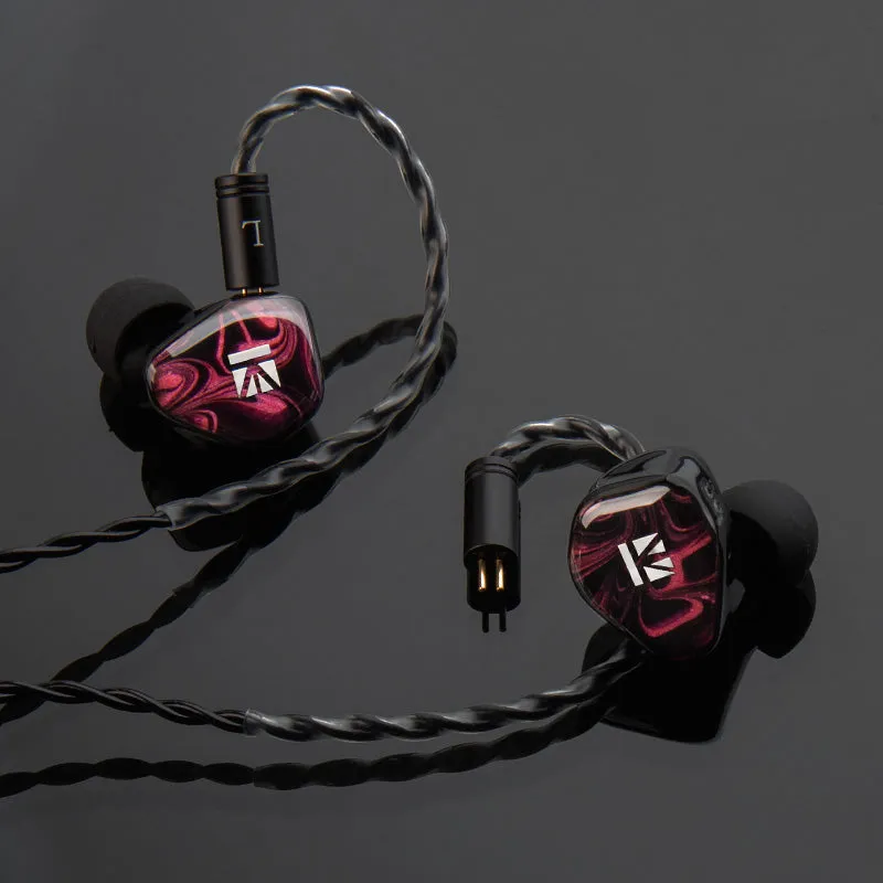 【KBEAR KB01】 Headphones 10MM Beryllium Diaphragm Dynamic Drivers Earphone Noise Cancelling Earbuds Sport In-ear Headset Monitor