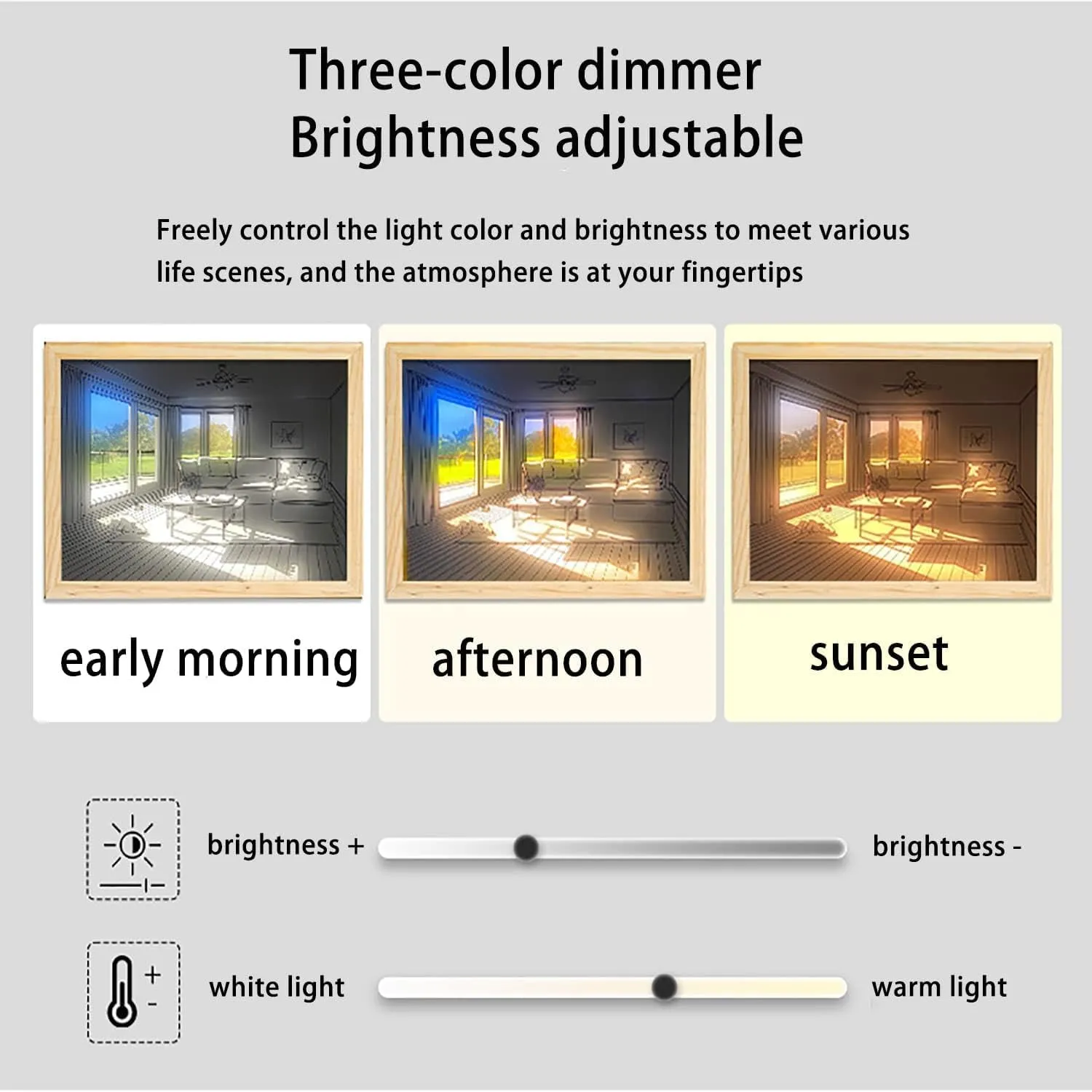 Lighting Painting Decoration 3 Colors- Room