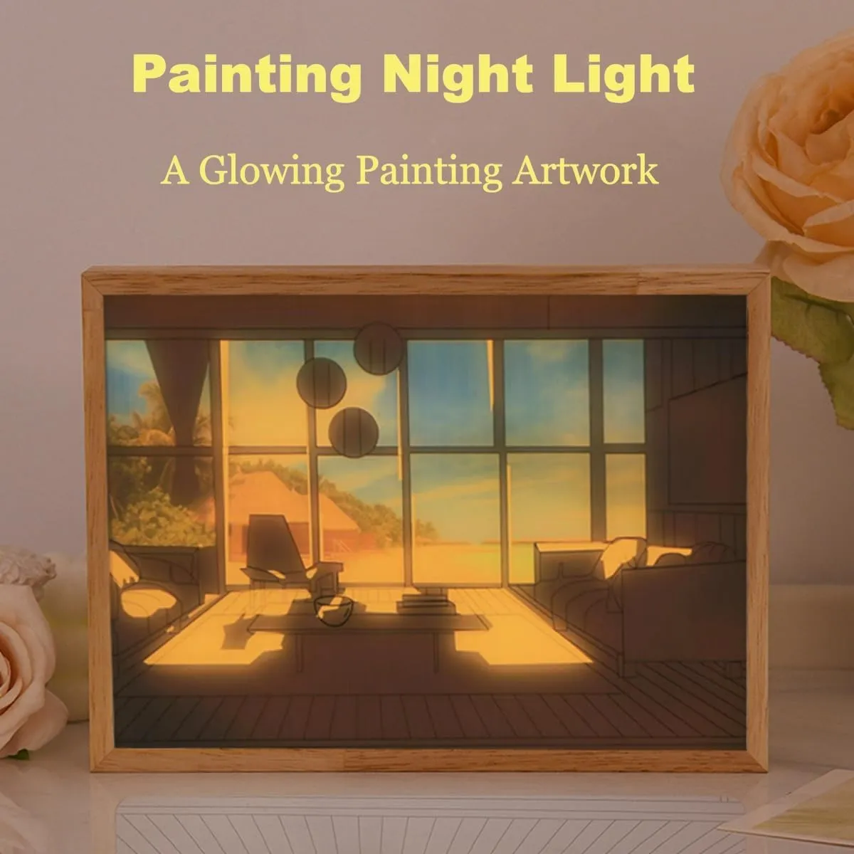 Lighting Painting Decoration 3 Colors-Seaside