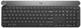 Logitech Craft Advanced With Creative Input Dial - Keyboard - Backlit - Bluetooth, 2.4 Ghz - Uk