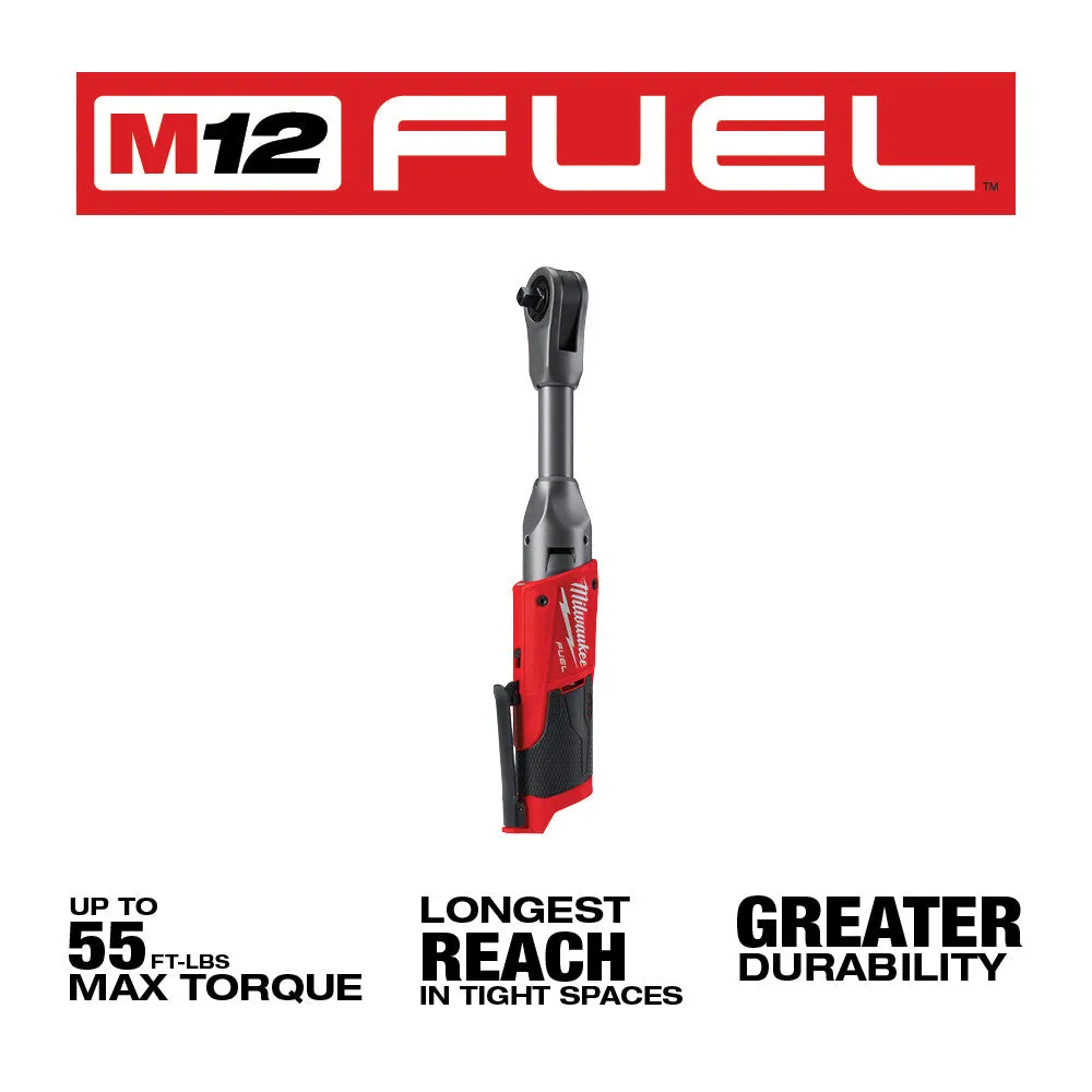 Milwaukee 2560-80 M12 FUEL 3/8" Cordless Extended Reach Ratchet - Bare Tool