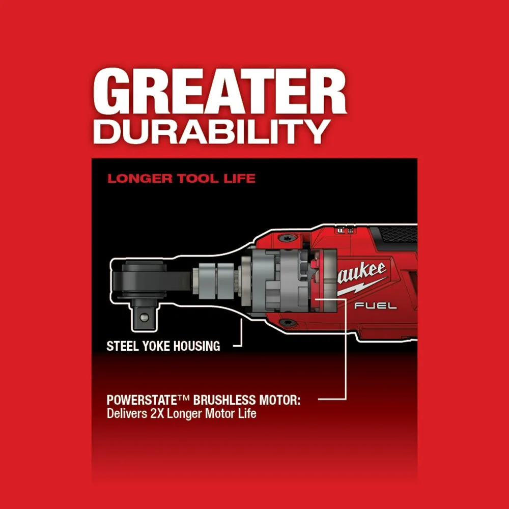 Milwaukee 2567-20x5HO M12 FUEL 12V 3/8" High Speed Ratchet w/ 5AH Battery