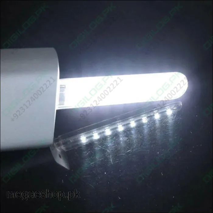 Mini Portable Usb Led Night Light 5730 Smd 8 Leds Lamp Reading Camping Cool White