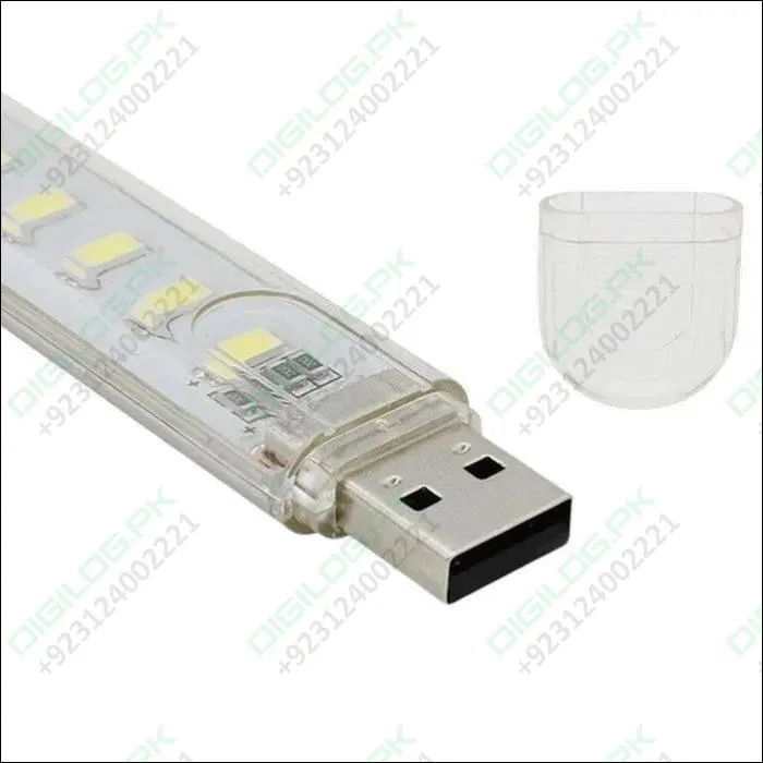 Mini Portable Usb Led Night Light 5730 Smd 8 Leds Lamp Reading Camping Cool White