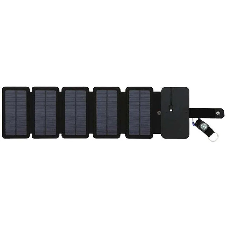 Multifunctional Portable Solar Charger 5V 2.1A USB Power Bank