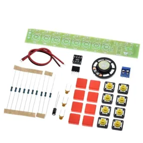 NE555 Eight note based Electronic Keyboard DIY Kit