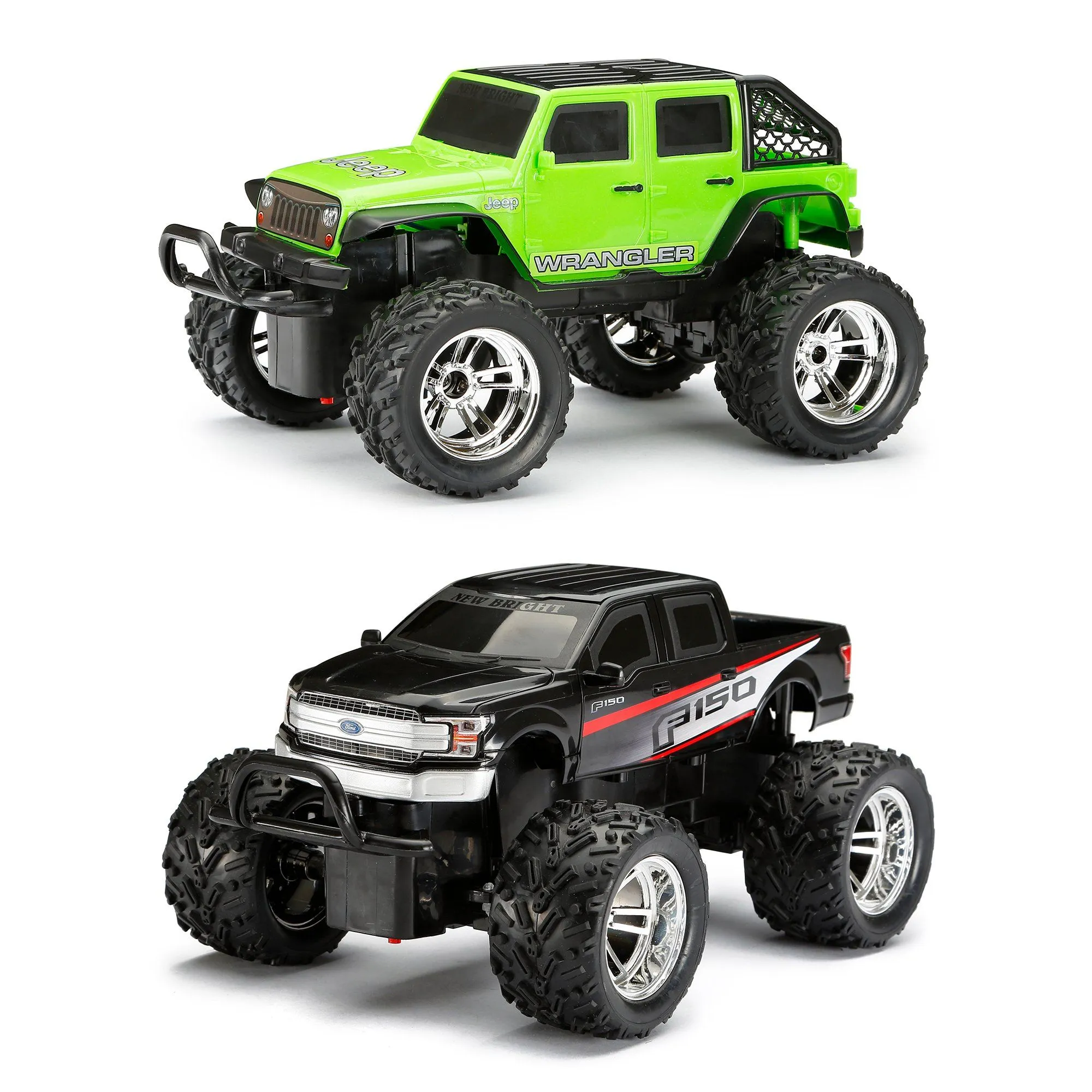 New Bright 1:18 (11”) R/C Chargers Trucks Assortment