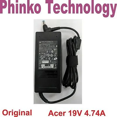 NEW Genuine Original Adapter Charger ACER laptop 19V 4.74A