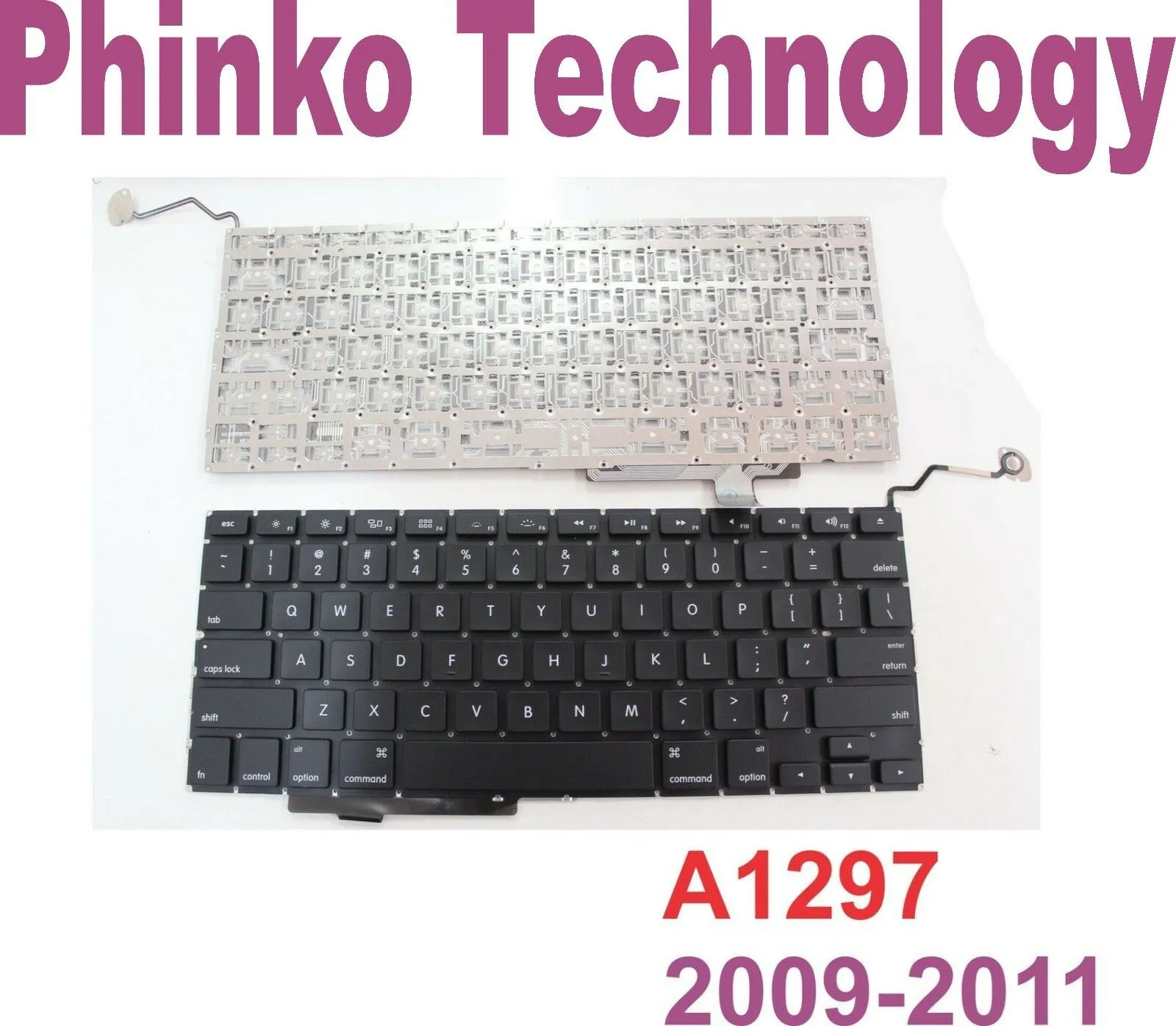 New Keyboard for Apple MacBook Pro 17" Unibody A1297 2009 2010 2011 No Backlit